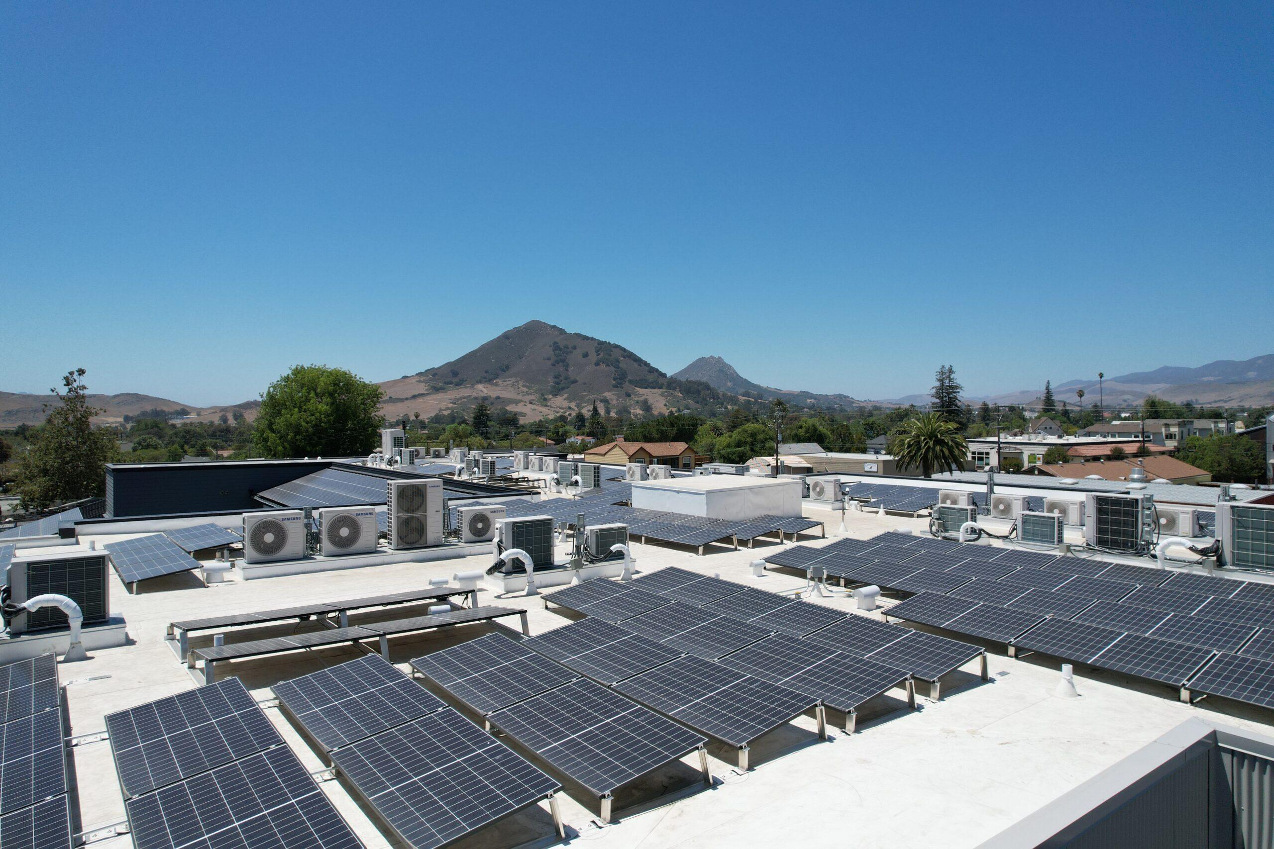 solar installation for commercial buildings in california